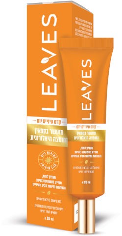 קרם עיניים | יום | מועשר בקפאין וחומצה היאלורונית | מכיל 15 מ"ל