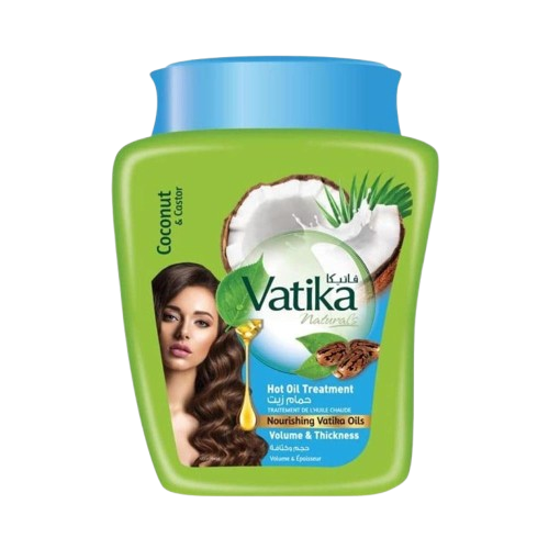 טיפול שמן חם עם קוקוס וקיק ונפח | מכיל 1 ק"ג | וטיקה - Vatika