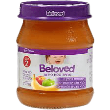 מחית סלט פירות | שלב 2 | 100גרם | בילווד | Beloved