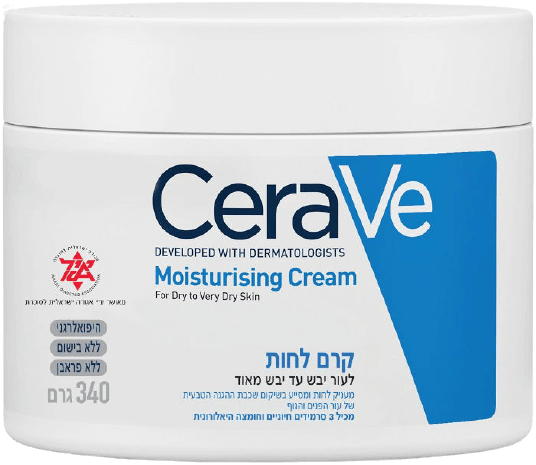 CeraVe | קרם לחות | לעור יבש עד יבש מאוד | 340גרם