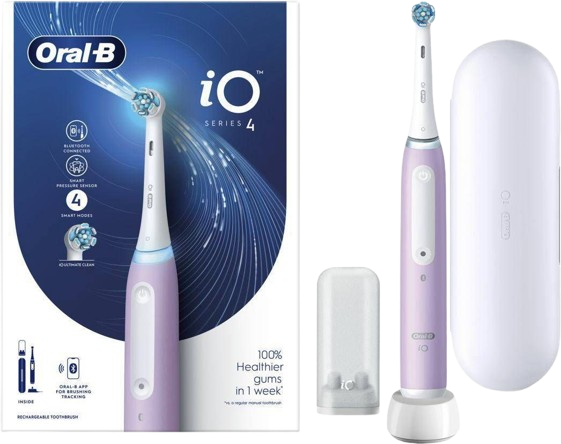 מברשת שיניים חשמלית נטענת | iO Series 4 | Oral B | אורל בי
