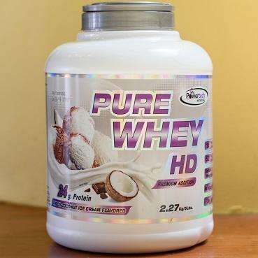 POWER TECH - PURE WHEY HD | אבקת חלבון פיור וואי מבית פאוור טק כשר בד"צ בטעם גלידת שוקולד קוקוס | 2.27 ק"ג |