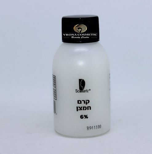 קרם חמצן | 6 אחוז | ברישיון משרד הבריאות