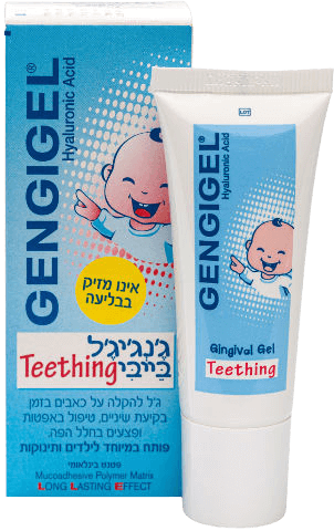ג'נג'יג'ל בייבי | ג'ל לתינוקות | מסייע להקלה בכאבי בקיעת שיניים | 20 מ"ל | Gengigel