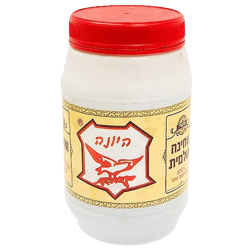 טחינה גולמית | 100% משומשום טהור | 450 גרם | היונה