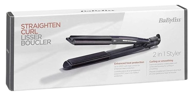 מכשיר לעיצוב שיער 2 ב 1 | יישור ותלתול | מבית BaByliss |