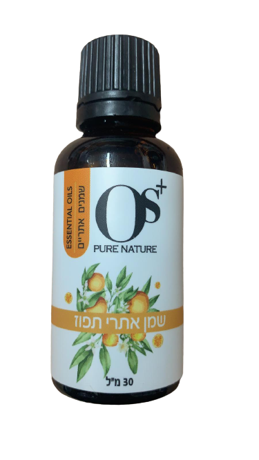 שמן אתרי תפוז | מכיל 30 מ"ל | מבית אוס פלוס OS+