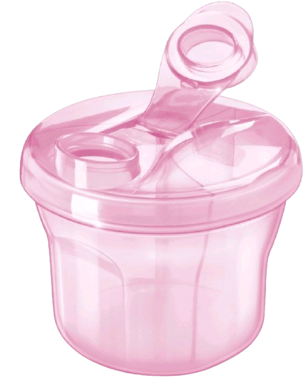אוונט | מחלק מנות | ורוד | Milk Powder Dispenser | שלושה תאים