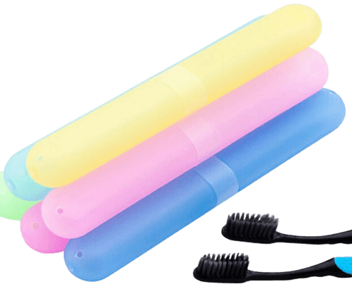 קופסא לאחסון מברשת שיניים | מתאימה לשימוש בטיולים ונסיעות