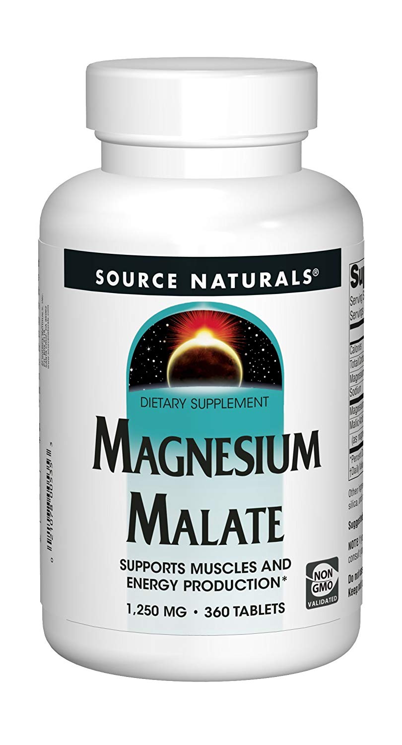 מגנזיום מלט - 1250 מ"ג- SOURCE NATURALS