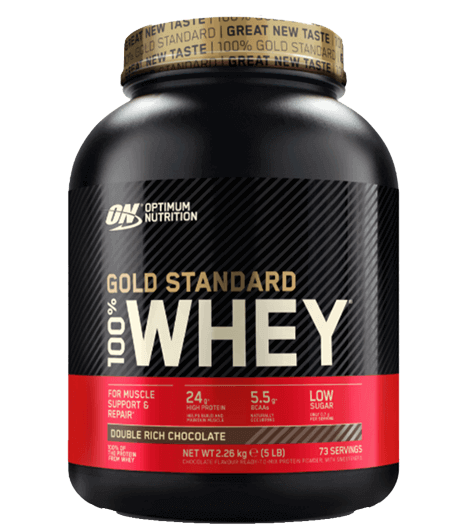 OPTIMUM NUTRITION - GOLD STANDARD 100% WHEY | אבקת חלבון אופטימום נוטרישן בטעם שוקולד לבן עם פטל 2.28 ק"ג