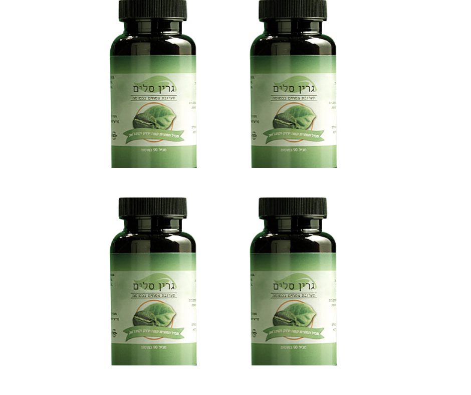 גרין סלים לדיאטה מהירה ובריאה | תמצית קפה ירוק וקונג'אק | מבצע רביעיה |