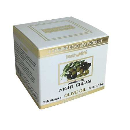 קרם לילה לפנים - שמן זית - 50 מ"ל