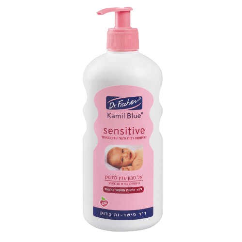 דוקטור פישר | קמיל בלו | סנסיטיב | אל סבון | עדין לתינוק | 500מ"ל