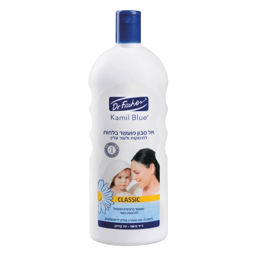 אל סבון מועשר בלחות עם תמצית קמומיל | מכיל 1 ליטר | ד"ר פישר | Dr. Fischer | קמיל בלו