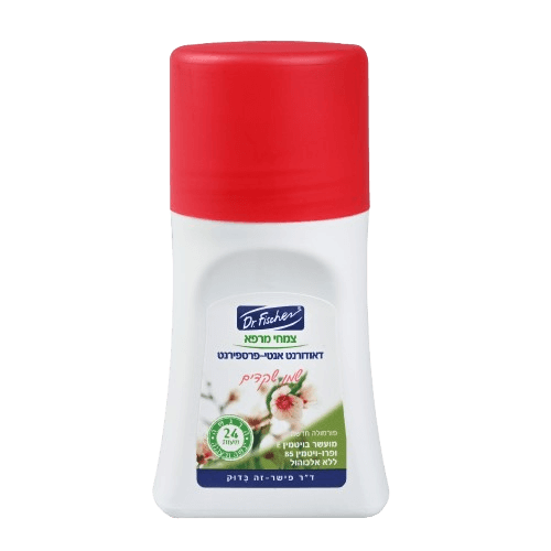 דאודורנט | רול און | צמחי מרפא | שמן שקדים | דר פישר | 70 גרם