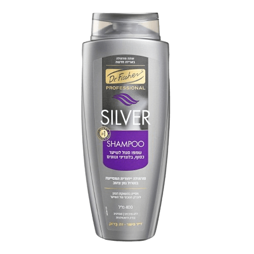PROFESSIONAL שמפו SILVER לשיער כסוף | מכיל 375 מ"ל | דר. פישר - DR. FISCHER