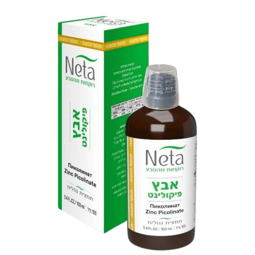 אבץ פיקולינאט נוזלי | מכיל 100 מ"ל | נטע - NETA