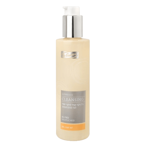 ג'ל ניקוי פעיל לעור מעורב-שמן ג'נסיס קלינסינג היפואלרגני וללא שמנים ד"ר פישר