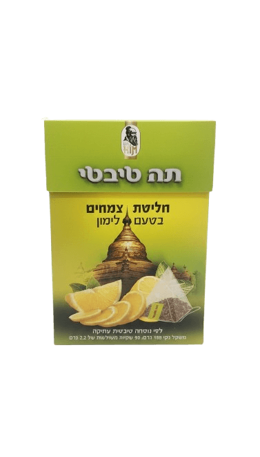 תה טיבטי בטעם לימון – 180 גרם | 90 שקיקים משולשים של 2.2 גרם