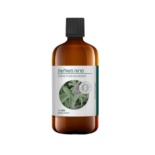 מרווה משולשת | מכיל 100 מ"ל | תמצית צמחים | מבית ברא צמחים