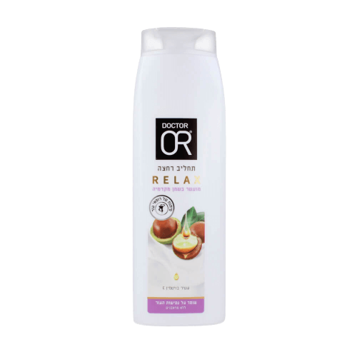 תחליב רחצה RELAX מועשר בשמן מקדמיה | דוקטור עור | Doctor OR
