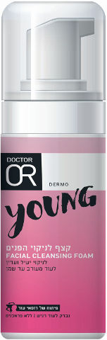 YOUNG קצף לניקוי הפנים לעור מעורב עד שמן