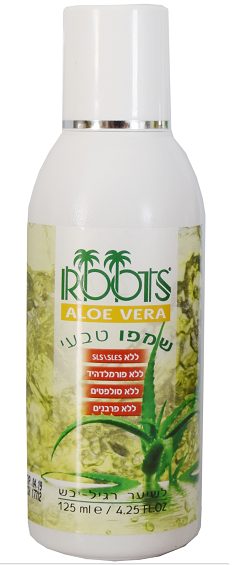 שמפו אלוורה טבעי לשיער רגיל עד יבש - מכיל 125 מ"ל