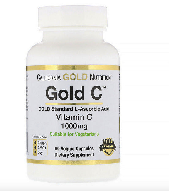 גולד C- ויטמין סי 1000 מ"ג- California Gold Nutrition
