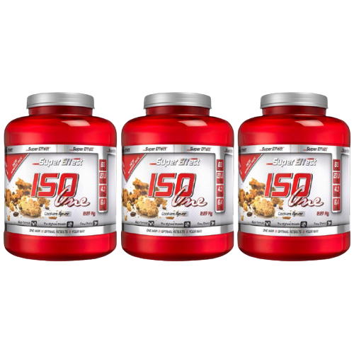 אבקת חלבון | ISO 1 | טעם קרם עוגיות | מכיל 2.27 ק"ג | סופר אפקט