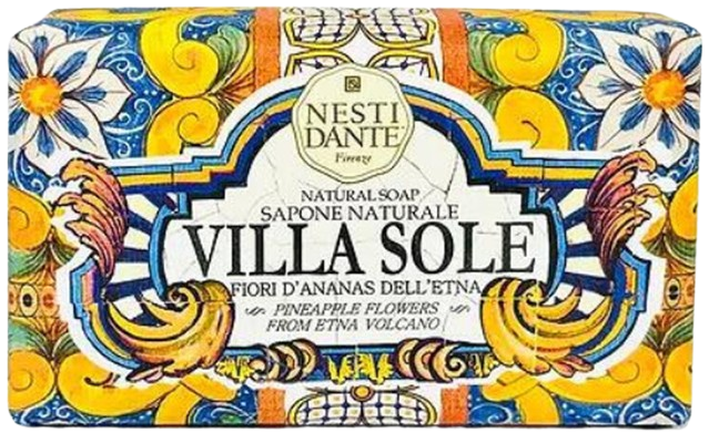 סבון מוצק VILLA SOLE פריחת האננס מהר הגעש אתנה | מכיל 250 גרם | NESTI DANTE - נסטי דנטה