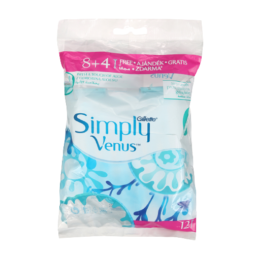 גילט ונוס | מארז סכיני גילוח | מכיל 12 יחידות