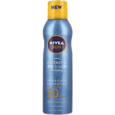ספריי הגנה 50 SPF להרגשה קרירות | מכיל נוסחה ייחודית הנותנת תחושה קרירה ומותירה את העור רענן וצונן | מכיל 200 מ"ל | NIVEA
