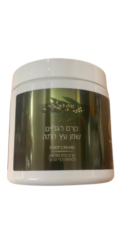 קרם רגליים | שמן עץ התה | אוס פלוס | מכיל 500 מ"ל OS+ PURE NATURE | אוס + טבע טהור