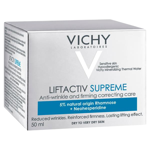 קרם פנים | ליום | ליפטאקטיב סופרים | לעור יבש | לטיפול אינטנסיבי בקמטים ומיצוק העור | מכיל 50 מ"ל