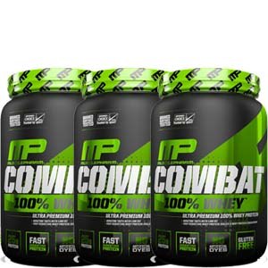 שלישייה - COMBAT 100% WHEY 2.27 KG
