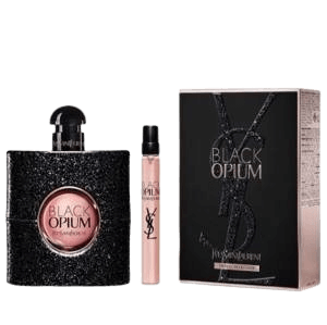 סט בושם לאישה | BLACK OPIUM | מכיל 90 מ"ל + 10 מ"ל | E.D.P או דה פרפיום | Yves Saint Laurent