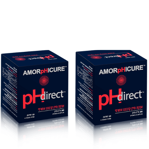 אבקת סידן קרבונט אמורפי | מכיל 300 מ"ג סידן | ספיגה משופרת | PH direct | מבצע זוג |