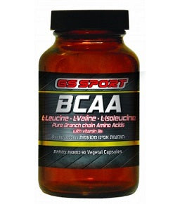 BCAA בתוספת ויטמין B6 ג'י אס ספורט - מכיל 90 כמוסות
