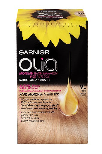 olia צבע שיער ללא אמוניה גרנייה - בלונד בהיר 9.0