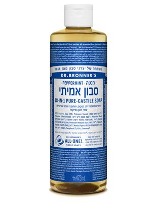 סבון ד"ר ברונר בניחוח מנטה - 473 מ"ל