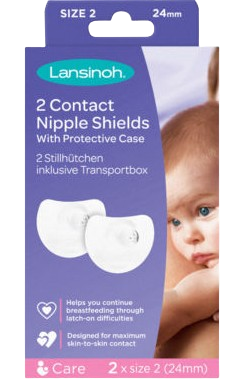 2 מגני פטמות |  כולל קופסת נשיאה | רב שימושי | מידה 24mm |