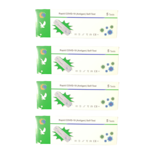 בדיקת קורונה | מבצע רביעיה | בדיקה עצמית מהירה לקורונה | בדיקה לCovid-19 | מכיל 5 בדיקות בכל חבילה