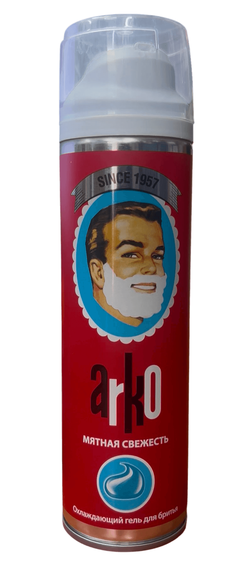 ג'ל גילוח | מנטה מקרר | מכיל 200 מ"ל | ארקו - ARKO