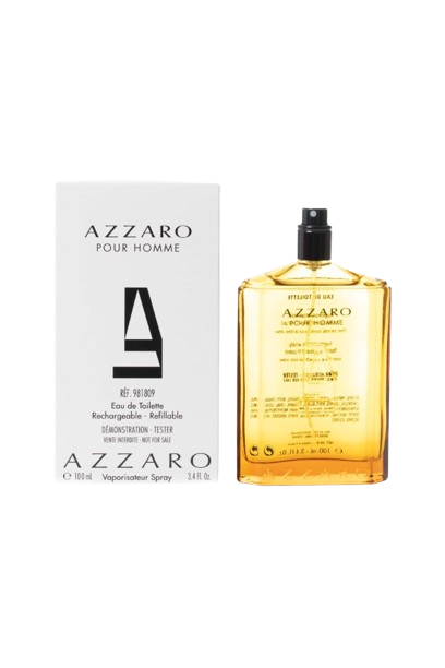 בושם טסטר לגבר 100 מ"ל | Azzaro | או דה טואלט E.D.T