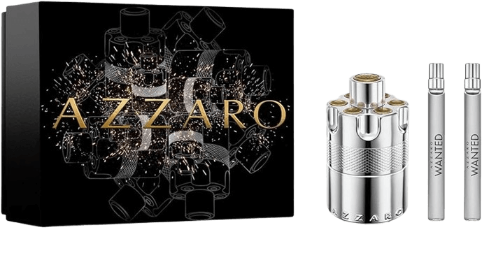 סט בושם לגבר 100+ זוג 10 מ"ל | Azzaro Wanted Set | או דה טואלט E.D.T