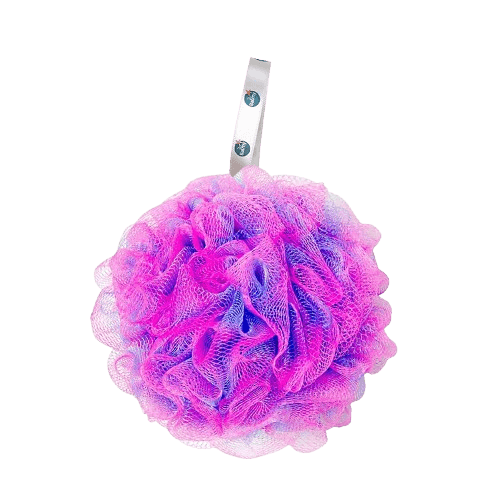 ספוג רחצה | שני צבעים | Bath Pouf | Double Color | XXL |