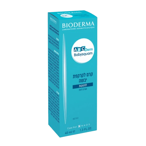 קרם לקרקפת יבשה | לתינוקות | מכיל 40 מ"ל | ABCDerm | Babysquam | BIODERMA | ביודרמה |
