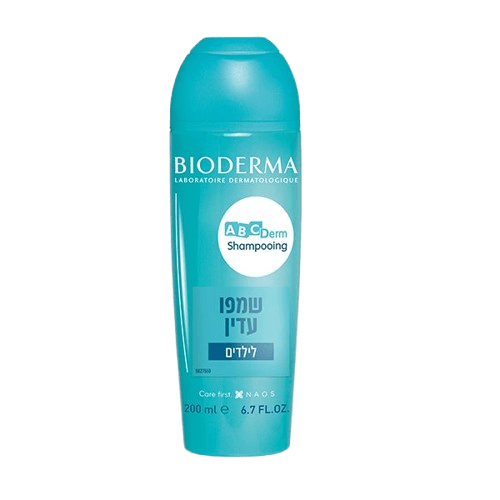 שמפו עדין לילדים | ביודרמה | מכיל 200 מ"ל | ABCDerm Shampooing | BIODERMA |