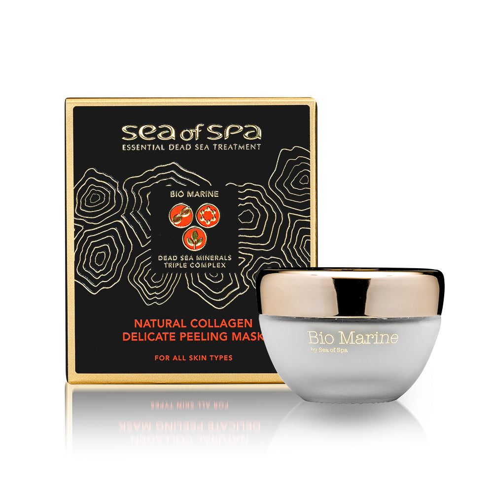 מסיכת פילינג קולגן – לכל סוגי העור - מכיל 50 מ"ל  | Sea of Spa